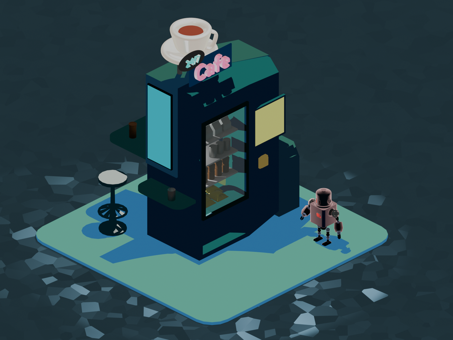 Tips are appreciated. Thank You ! - Coffee vending machine